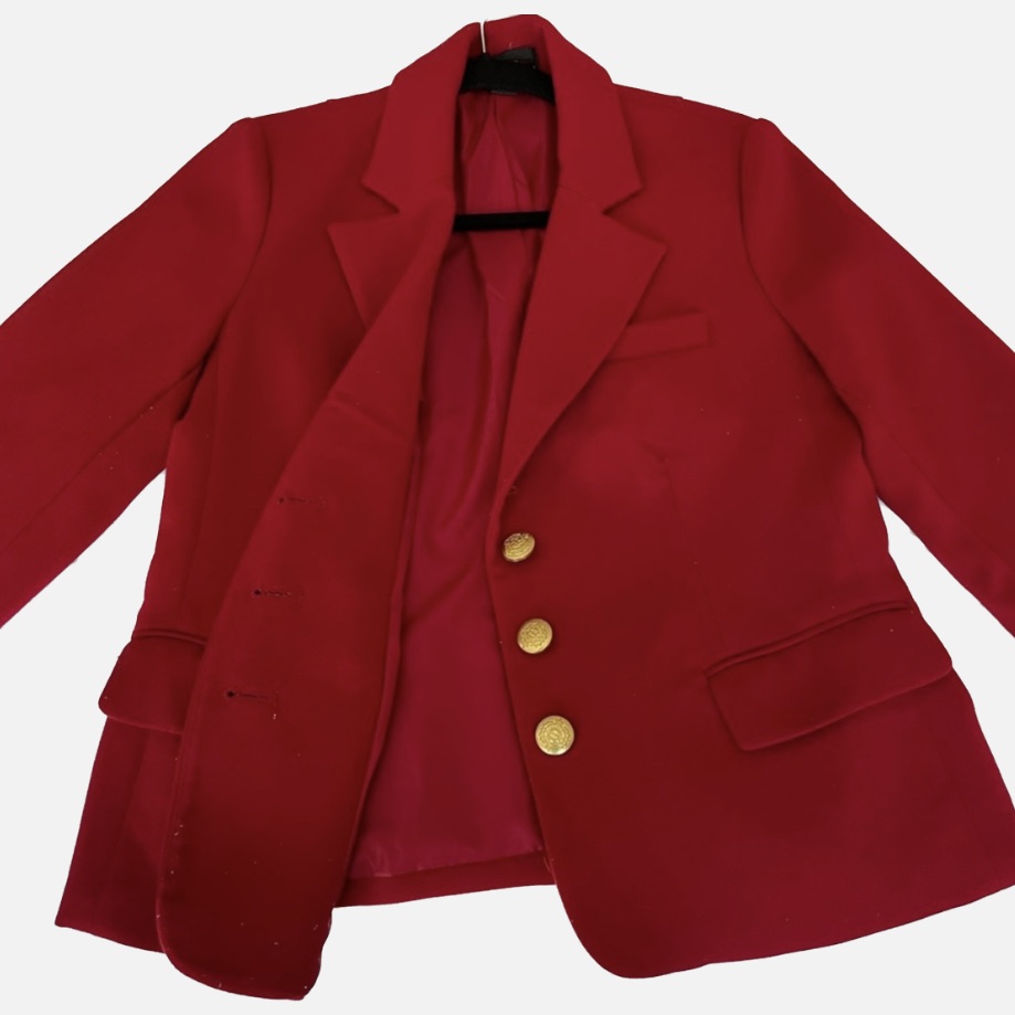 Red Blazer Size Medium